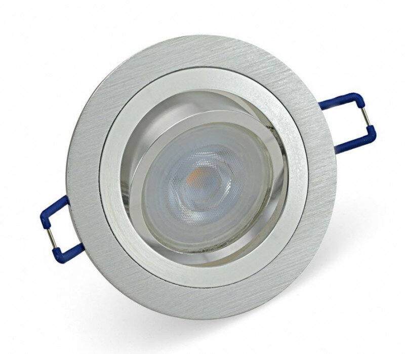 Inbouwspot &ndash; GU10 - 5.5W &ndash; 2700K &ndash; Rond Zilver