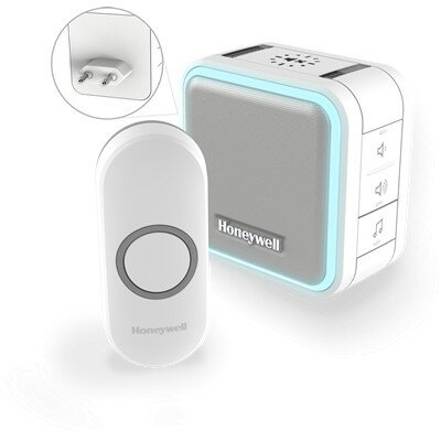 Honeywell Draadloze plug-in deurbel set - Wit