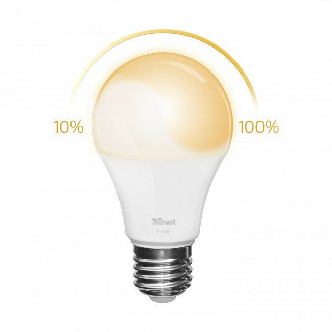ZLED-2209 Dimbare E27 LED Lamp - Flame Wit