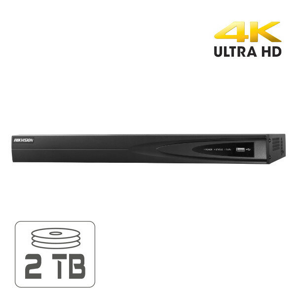 HikVision 4-poorts PoE NVR - 2TB