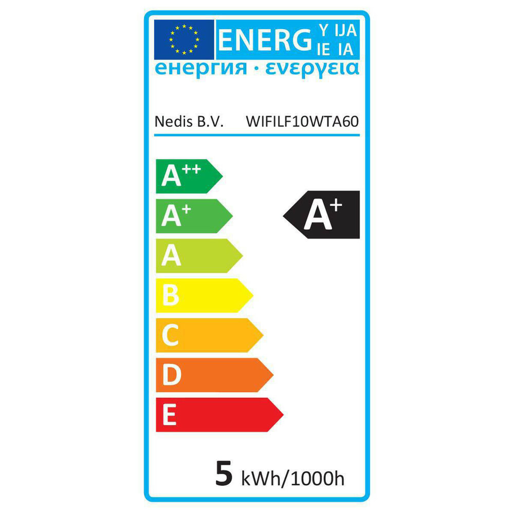 Wi-Fi Smart LED Filament Lamp | E27 | 125 mm | 5 W | 500 lm