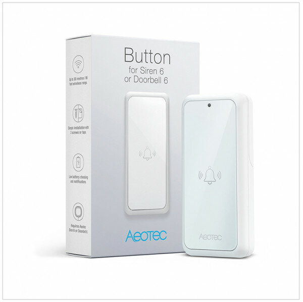 Deurbel knop voor Doorbell &amp; Sirene 6 - AEOTEC - Zwave