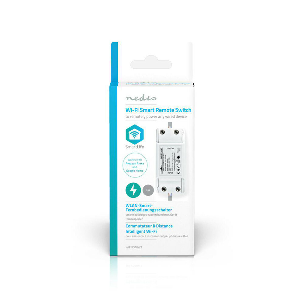Wi-Fi smart switch - 2500 Watt met stroommeter