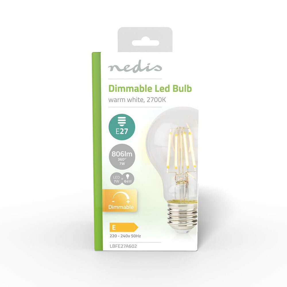 LED-Filamentlamp E27 Dimbaar 7 W 806 lm 2700 K