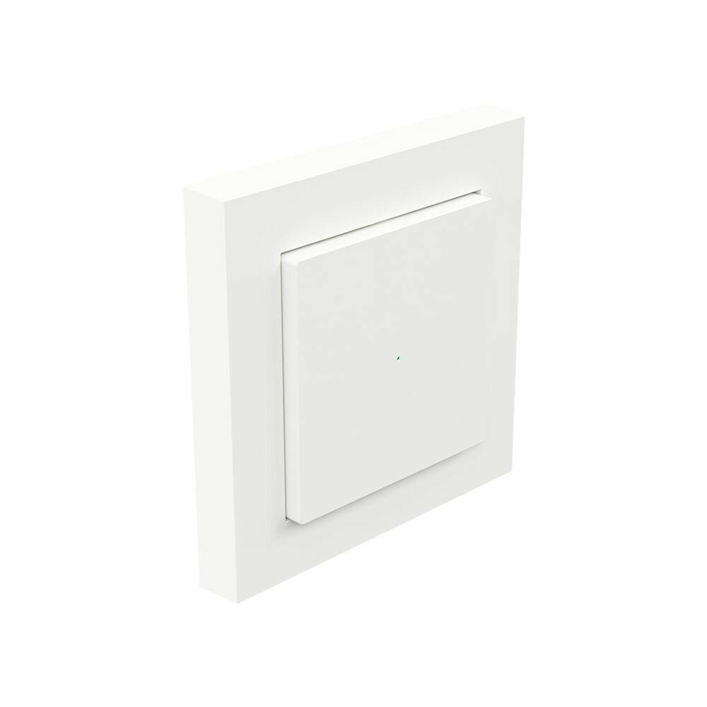 Wandschakelaar Z-Push - RAL9003 Glossy - Heatit- Zwave