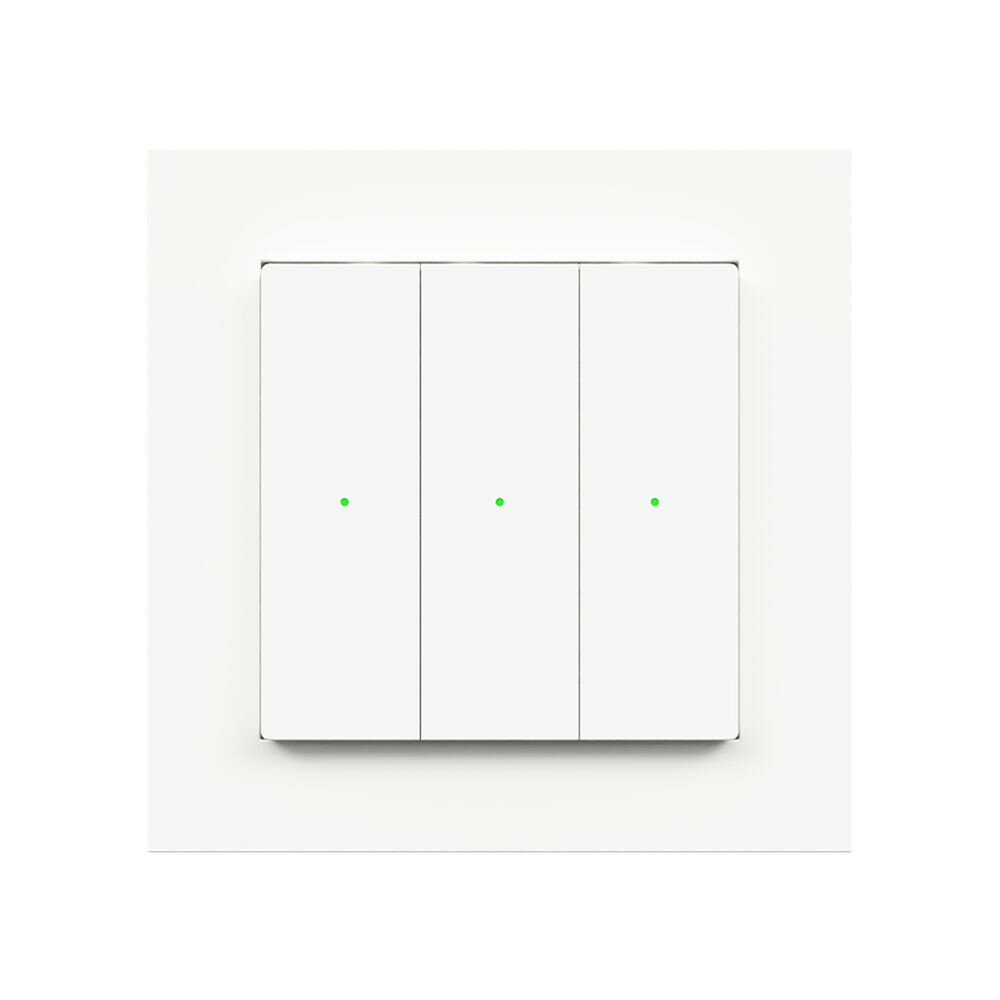 Wandschakelaar Z-Push - RAL9003 Glossy - Heatit- Zwave