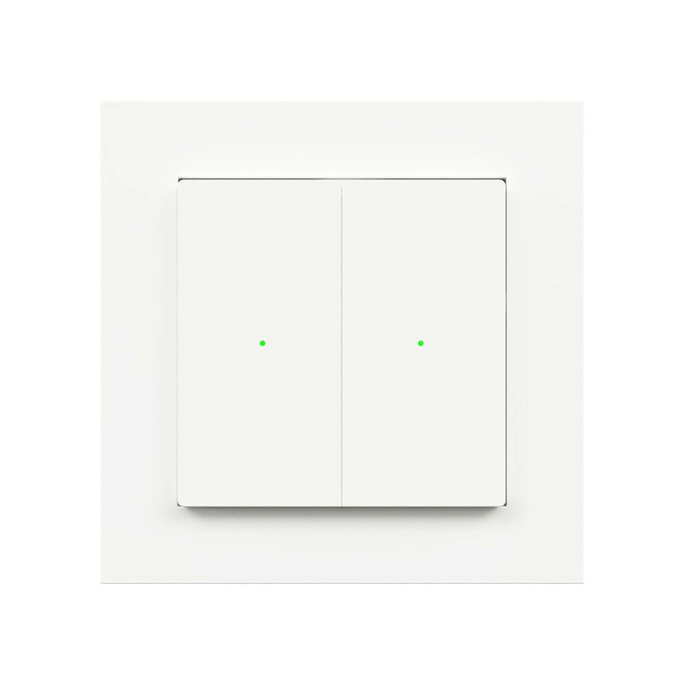 Wandschakelaar Z-Push - RAL9003 Glossy - Heatit- Zwave