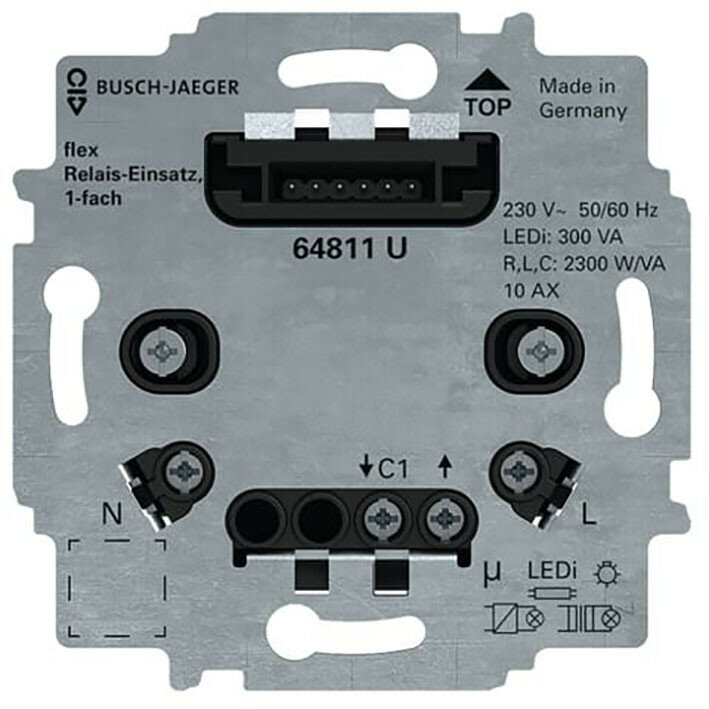 Busch-Jager Comfort schakelaar - Basiselement 2300 Watt