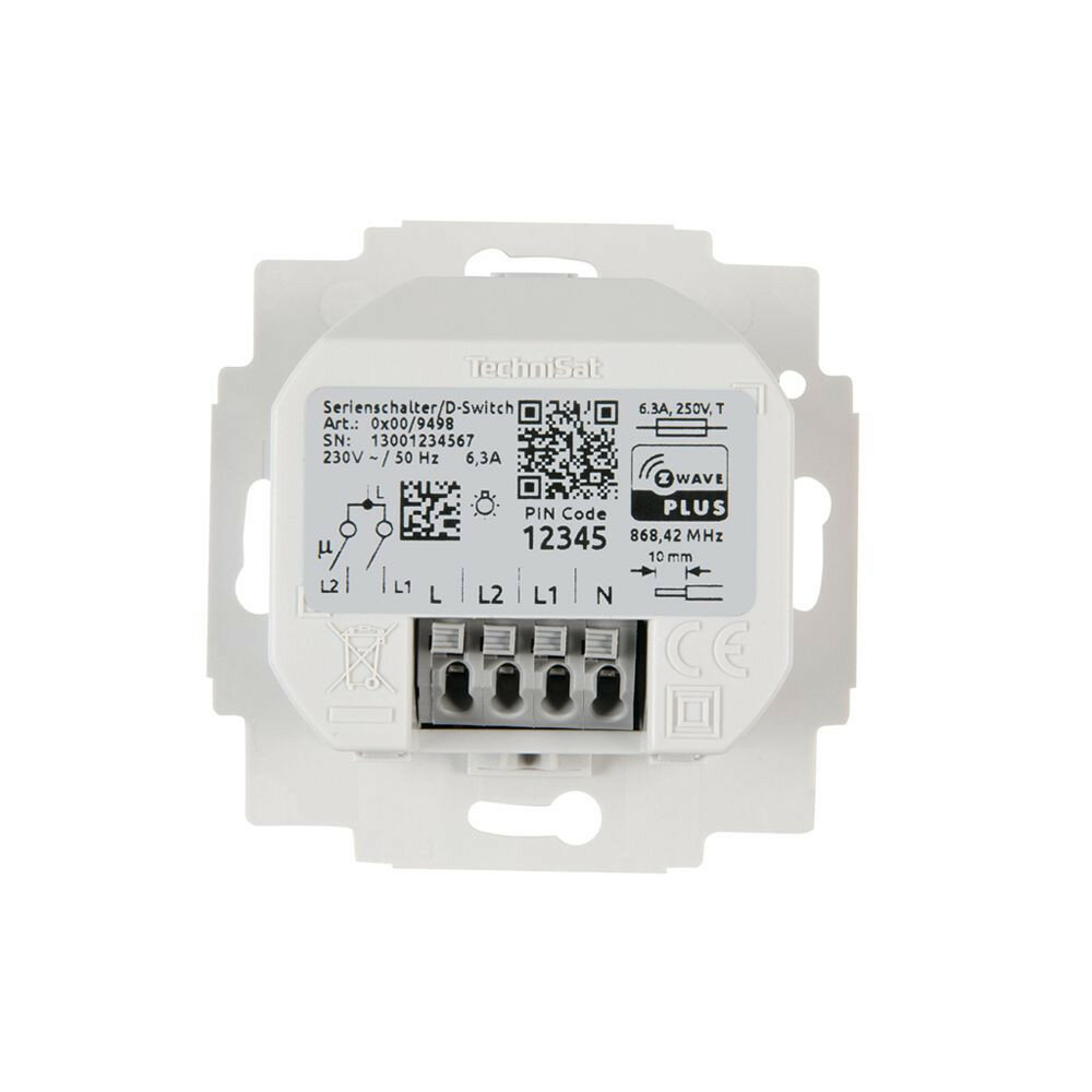 Technisat - 2-voudige schakelaar - inbouw - zwave