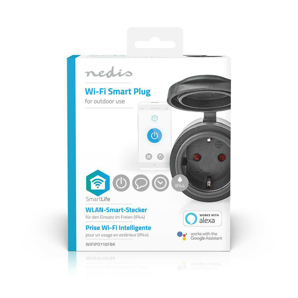 Nedis Smart plug for outdoor - 3680 Watt - IP44