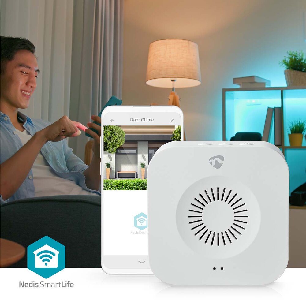 SmartLife Gong 433 MHz | Accessoire voor: WIFICDP10GY / WIFICDP30WT / WIFICDP40CWT
