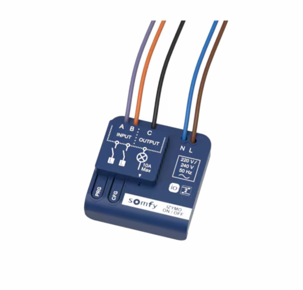 Izymo&trade; ontvanger voor verlichting io, Aan/Uit