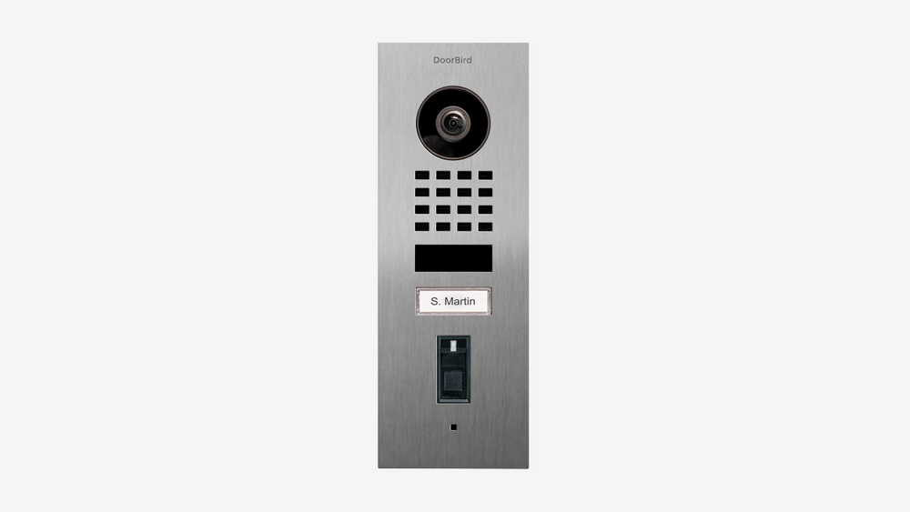 Doorbird D1101FV Video intercom module met vingerafdruk - inbouw