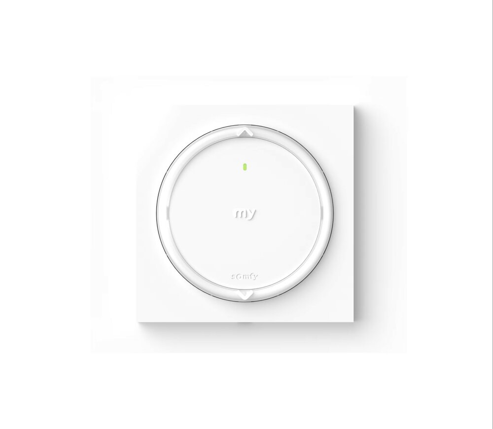 Somfy Amy 1 io - 1 kanaals wandschakelaar met temperatuursensor