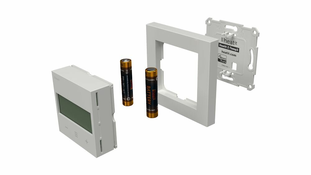 Heatit Z-Temp3 | Draadloze Z-Wave Thermostaat voor Slimme Verwarming