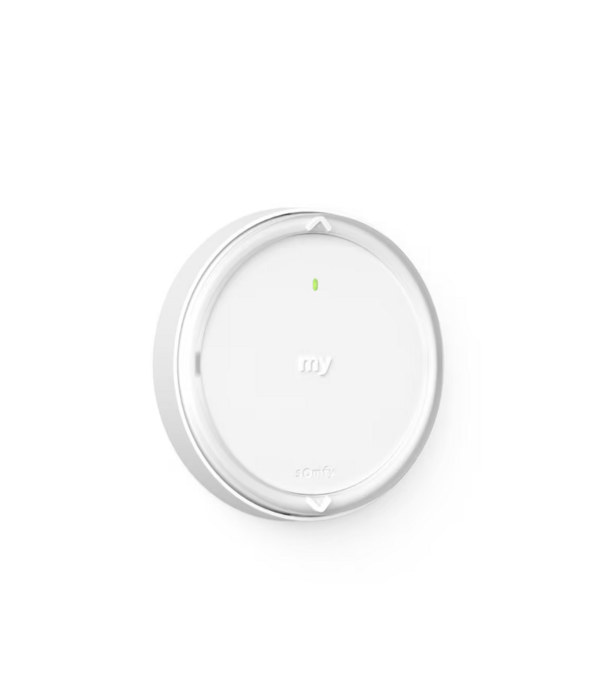 Somfy Amy 1 io - 1 kanaals wandschakelaar rond met temperatuursensor