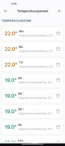 Complete draadloze vloerverwarmingset voor 6 zones