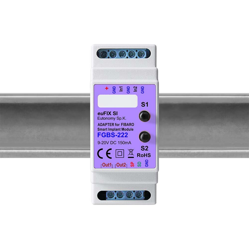 euFIX BS222 voor FGS-214 Fibaro Smart implant