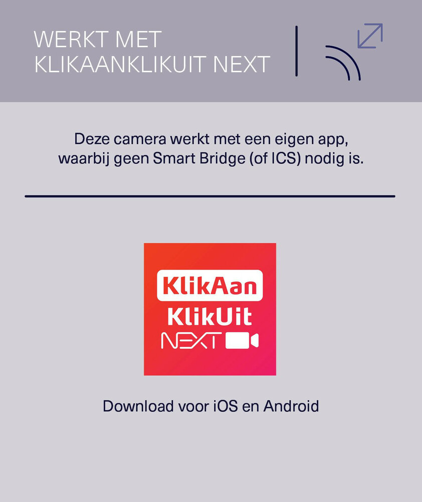 klikaanklikuit Bewakingscamera IPCAM-2500 - voor binnen