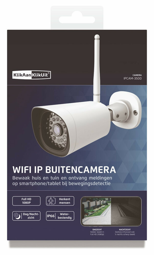 klikaanklikuit BewakingscameraI PCAM-3500 voor buiten Wit