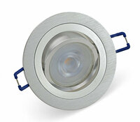 Inbouwspot &ndash; GU10 - 5.5W &ndash; 2700K &ndash; Rond Zilver