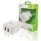 Lader 2-Uitgangen 4.8 A 2x USB Wit