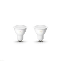 Philips HUE wit en kleur lamp, 2x single bulb GU10
