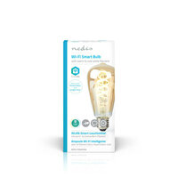 Nedis Wi-Fi Smart bulb, Warm tot Koel Wit LED Filamentlamp, groot