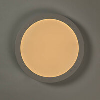 Wi-Fi Smart Plafondlamp | Rond | &oslash; 30 cm | Warm tot Koel Wit | 1200 lm | 18 W | Slank Design | Aluminium