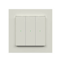 Wandschakelaar Z-Push - RAL9010 Glossy - Heatit- Zwave