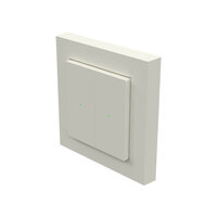 Wandschakelaar Z-Push - RAL9010 Glossy - Heatit- Zwave