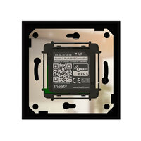 Wandschakelaar Z-Push - Zwart mat - Heatit- Zwave