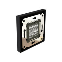 Wandschakelaar Z-Push - Zwart mat - Heatit- Zwave