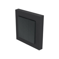 Wandschakelaar Z-Push - Zwart mat - Heatit- Zwave