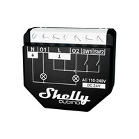 Shelly Qubino Wave 2PM - dubbele inbouwschakelaar
