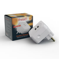 Multifunctionele range extender met 2 USB poorten