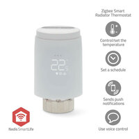 Zigbee Smart Radiatorknop met temperatuur