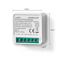 Wi-Fi smart switch inbouw - 16 A