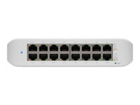 Unifi - 16 poort switch met 8 x PoE