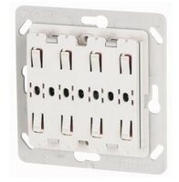 XCOMFORT Pulsdrukker universeel 55 mm systeem 2-voudig zonder ledsignalering