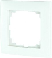 XCOMFORT Afdekraam 1 VOUDIG WIT glanzend