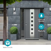 SmartLife Gong 433 MHz | Accessoire voor: WIFICDP10GY / WIFICDP30WT / WIFICDP40CWT