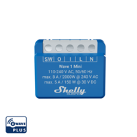 Shelly Qubino Wave 1 mini - module met potentiaalvrije uitgang
