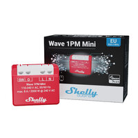 Shelly Qubino Wave 1 PM mini - module met potentiaalvrije uitgang en energiemeting