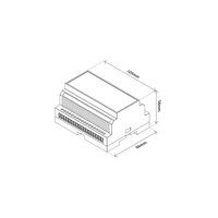 HeatIT, Z-water2, DIN rail module, z-wave - maten
