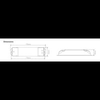 LTech 22641 LED Driver &ndash; Dali &ndash; 12&ndash;24V DC / 5A per kanaal / 200W