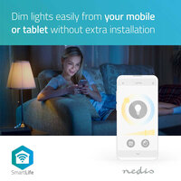 SmartLife LED Bulb | Wi-Fi | E27 | 800 lm | 9 W | Warm Wit | 2700 K 
