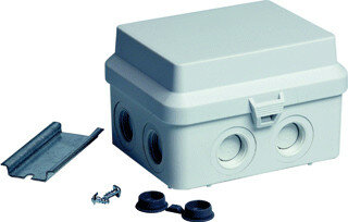 Montagedoos waterdicht met DIN rail