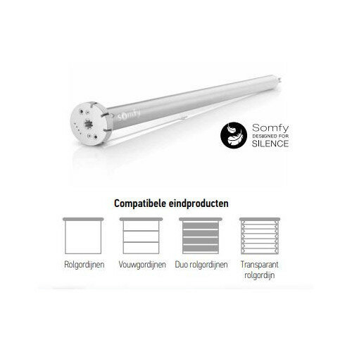 Sonnesse 30 Ultra RTS oplaadbare buismotor Somfy