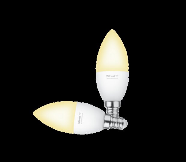Trust Wi-Fi  2 x SmartLife slimme LED E14 White &amp; Sfeer